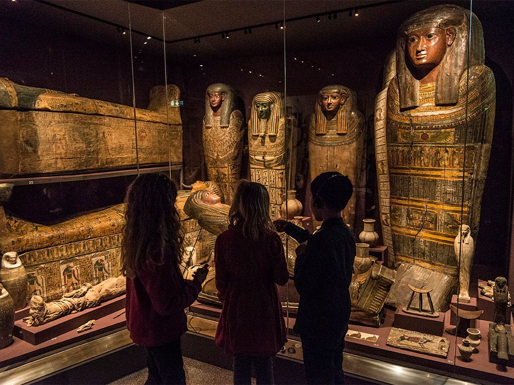Barn på Medelhavsmuseet