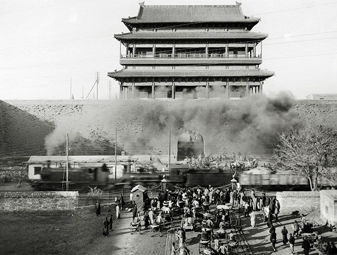 Photograph in China taken by Osvald Sirén