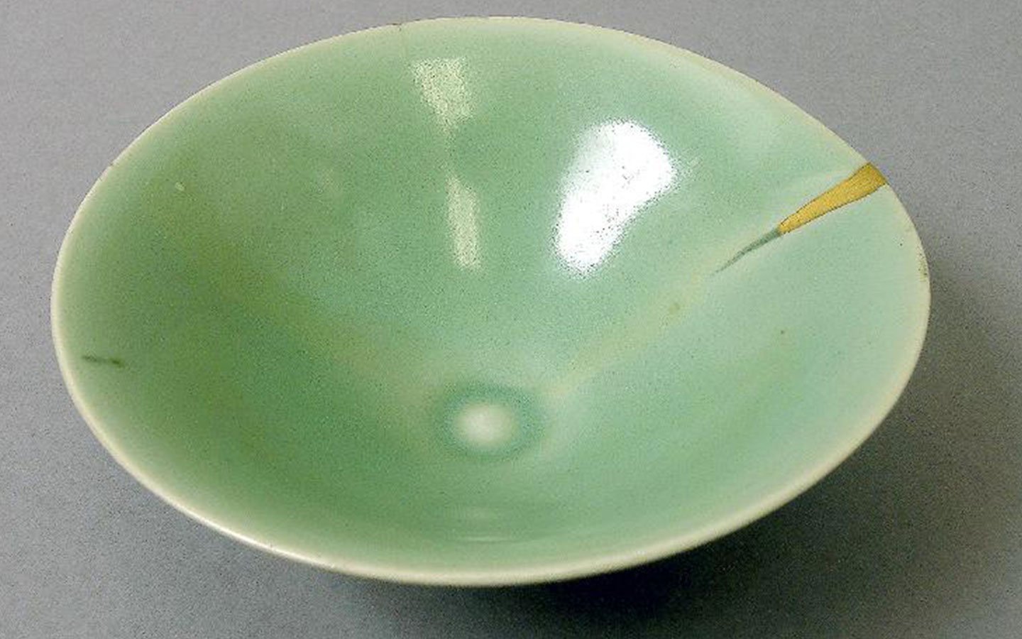Dekorbild kintsugi japansk skål