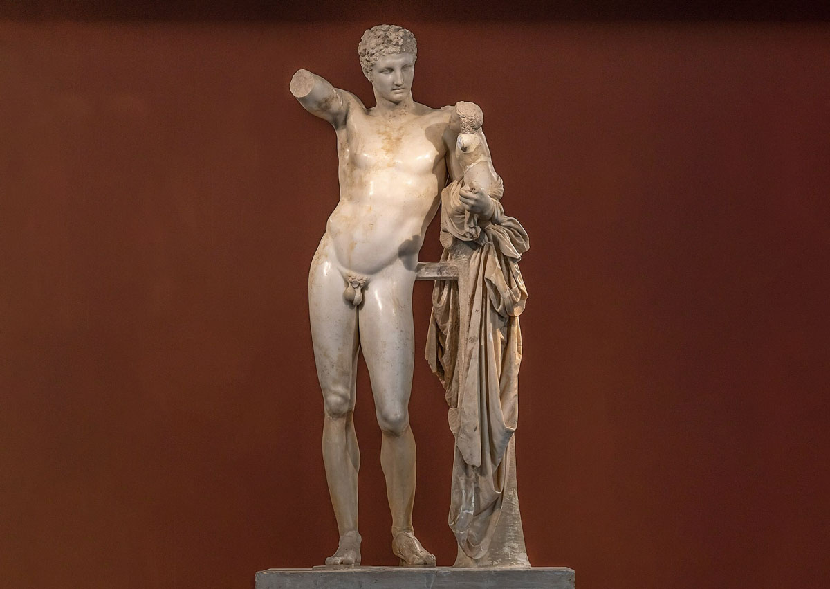 Hermes med Dionysiosbarnet