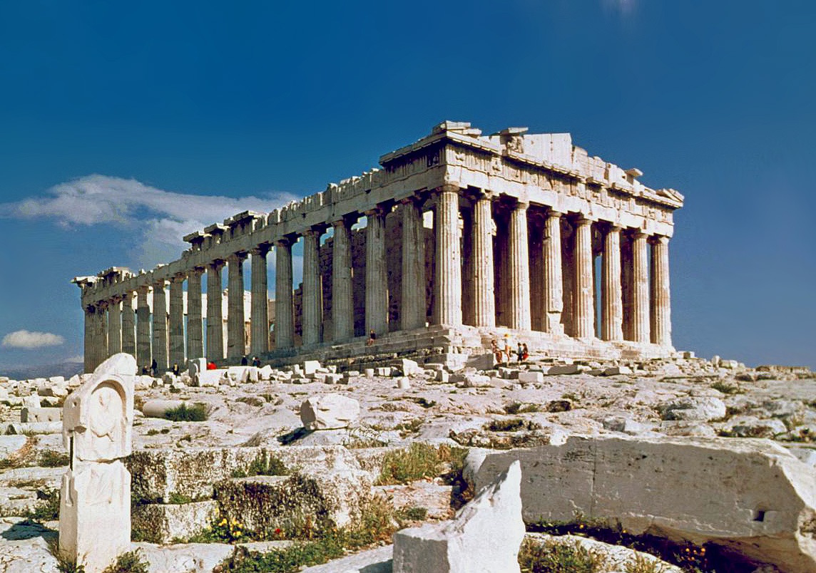 Parthenontemplet vid Akropolis