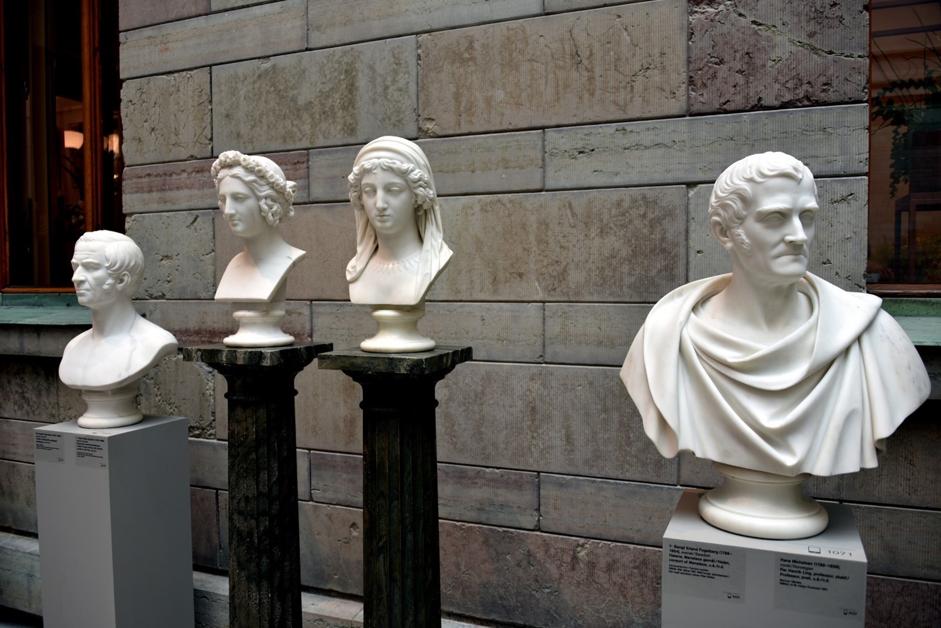 Porträttbyster på Nationalmuseet