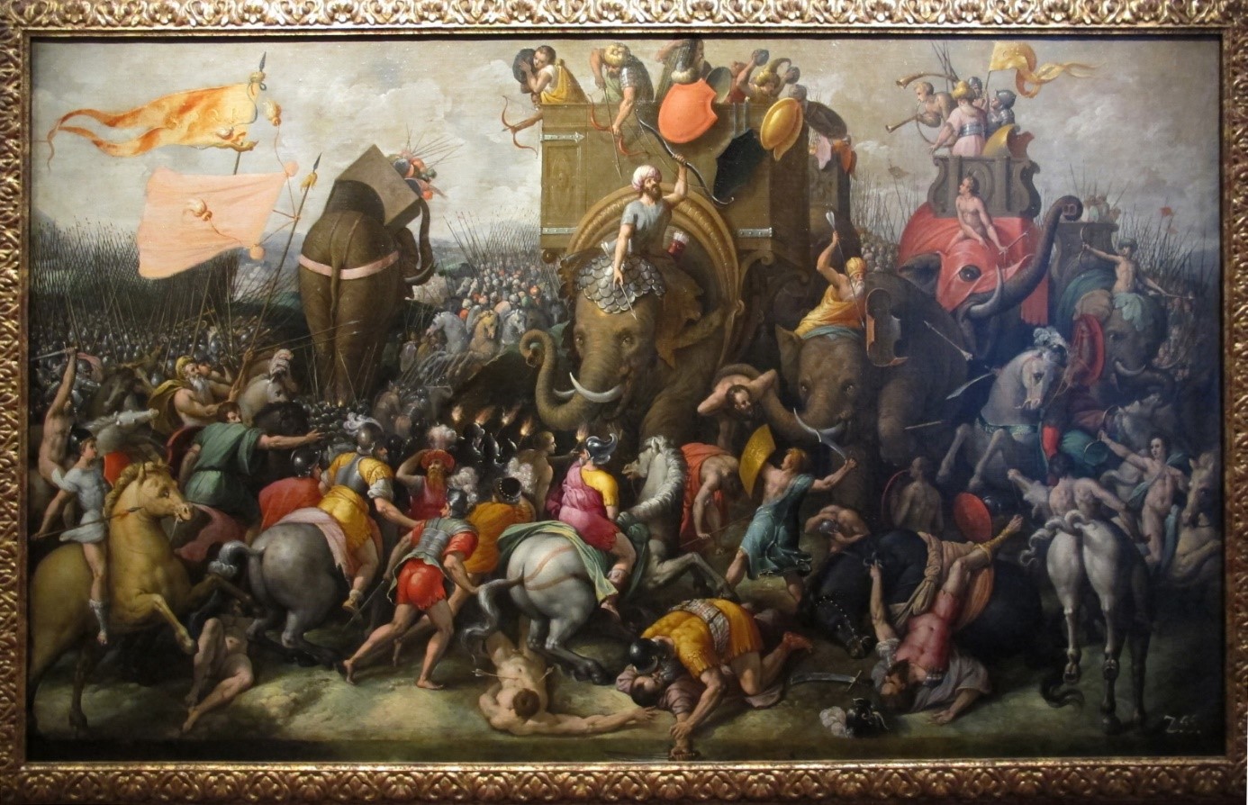 Vercingetorix kastar sina vapen vid Julius Caesars fötter