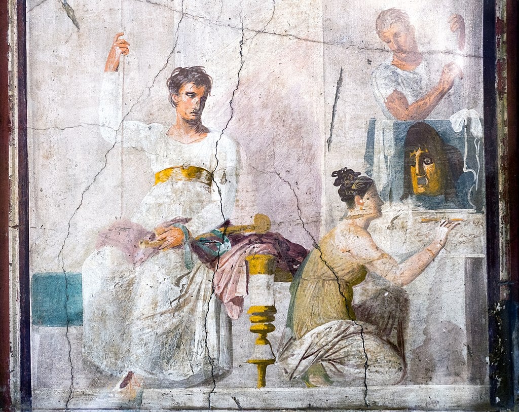 Fresk från Herculaneum
